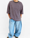 Gestreept Tshirt met driekwart mouw